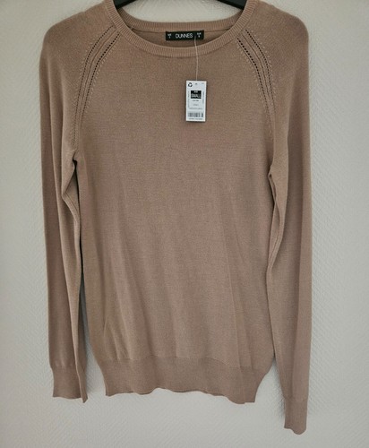 Ladies jumper beige size 8 - ladies,