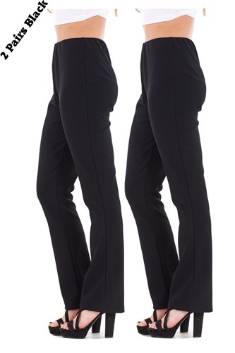 Ladies finely ribbed bootleg - ladies,
