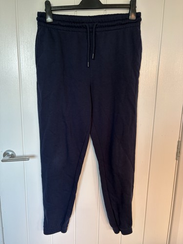 Ladies cuffed navy joggers - navy,