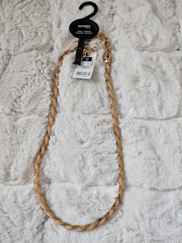 Ladies waist belt gold size