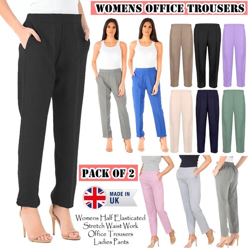 Womens trousers ladies half - womens,